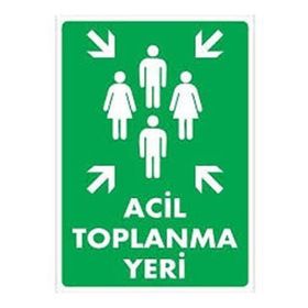 Lorex LR-IS245 Acil Toplanma Yeri Uyarı Levhası