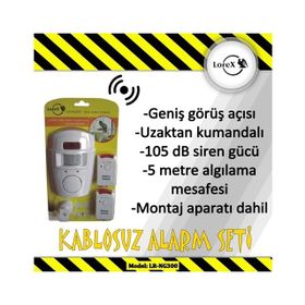 Lorex LR-NG300 Harekete Duyarlı Hırsız Uzaktan Kumandalı Alarm Sistemi