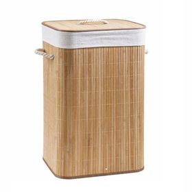 Lorin CHK520C Katlanır Bambu Banyo Kirli Çamaşır Sepeti