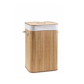 Lorin CHK520C Katlanır Bambu Banyo Kirli Çamaşır Sepeti
