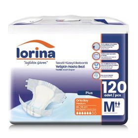 Lorina 120 Adet M Belbantlı Hasta Bezi