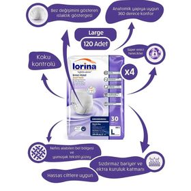 Lorina 120 Adet M Emici Külot
