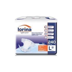 Lorina 240 Adet Large Belbantlı Hasta Bezi