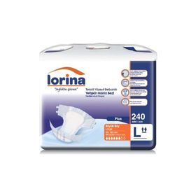Lorina 240 Adet Large Belbantlı Hasta Bezi