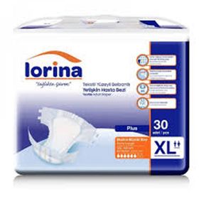 Lorina 30 Adet XL Belbantlı Hasta Bezi