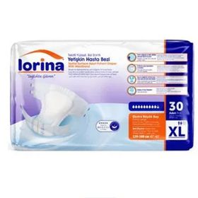 Lorina 30 Adet XLarge Tekstil Yüzeyli Bel Bantlı Hasta Bezi