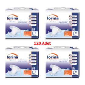 Lorina 4x30 Adet Large Belbantlı Hasta Bezi