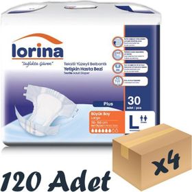 Lorina 4x30 Adet M Belbantlı Hasta Bezi