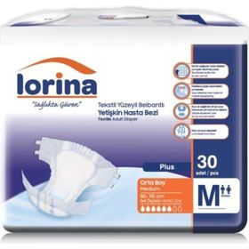 Lorina 60 Adet Medium Belbantlı Hasta Bezi