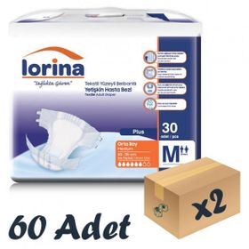 Lorina 60 Adet Medium Belbantlı Hasta Bezi