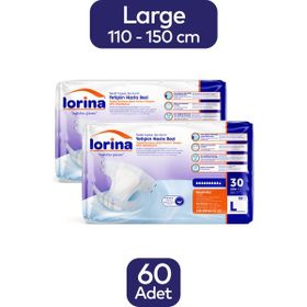 Lorina Bel Bantlı L 60 Adet Hasta Bezi