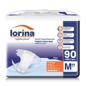 Lorina Bel Bantlı Medium 90 Adet Hasta Bezi