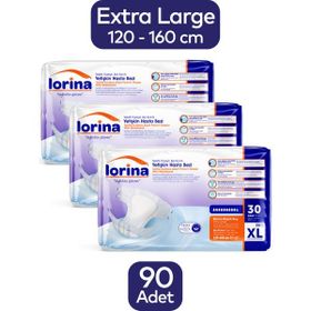 Lorina Bel Bantlı XL 90 Adet Hasta Bezi