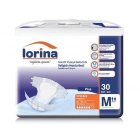 Lorina Belbantlı Orta Boy 30 Adet Hasta Bezi