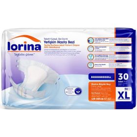 Lorina Emici Bel Bantlı XLarge 30 Adet Hasta Bezi