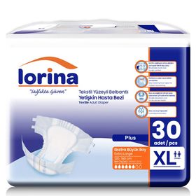 Lorina Emici Bel Bantlı XLarge 30 Adet Hasta Bezi