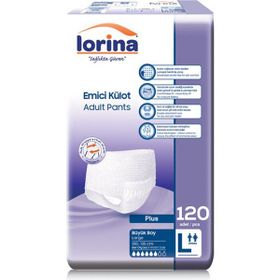 Lorina Emici Külot Büyük Boy Large 120 Adet Hasta Bezi