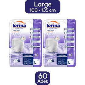 Lorina Emici Külot Büyük Boy Large 2x30 Adet Hasta Bezi