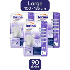 Lorina Emici Külot Büyük Boy Large 3x30 Adet Hasta Bezi