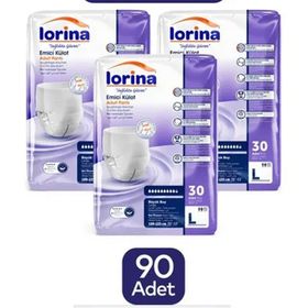 Lorina Emici Külot Büyük Boy Large 3x30 Adet Hasta Bezi