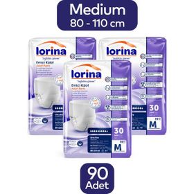 Lorina Emici Külot Büyük Boy Medium 3x30 Adet Hasta Bezi