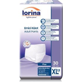 Lorina Emici Külot Büyük Boy XLarge 30 Adet Hasta Bezi