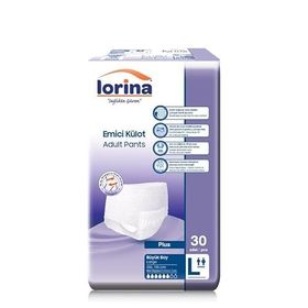 Lorina Plus Büyük Boy 30 Adet Emici Külot