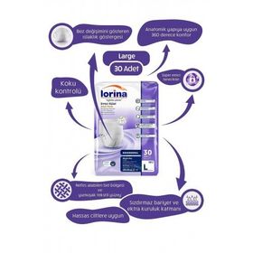 Lorina Plus Büyük Boy 30 Adet Emici Külot