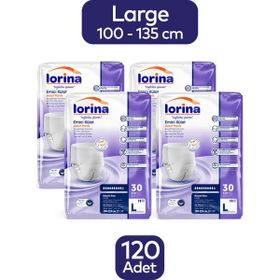 Lorina Yetişkin Large 120 Adet Emici Külot