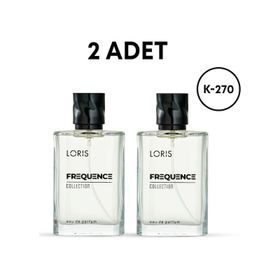 Loris K-270 Frequence Oryantal-Çiçek EDP 2x50 ml Kadın Parfüm
