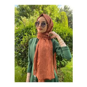 Loryan Scarf Bakır Viva Crush Pamuklu Şal