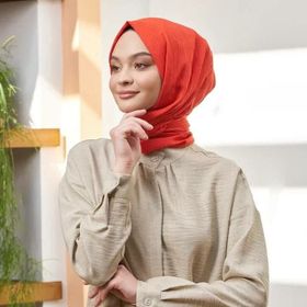 Loryan Scarf Mercan Viva Crush Pamuklu Şal
