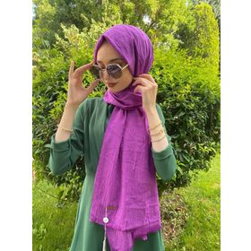 Loryan Scarf Mor Viva Crush Pamuklu Şal