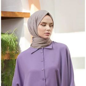 Loryan Scarf Taş Rengi Viva Crush Pamuklu Şal