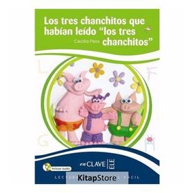 LOS TRES CHANCHITOS QUE HABIAN LEIDO -LOS TRES CHANCHITOS + CD (7-10 YAŞ İSPANYOLCA OKUMA KITABI) - CECILIA PISOS