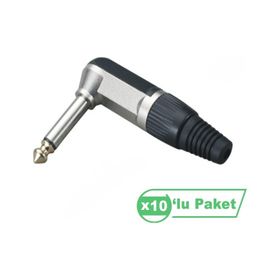 Losen LC3132 Mono Pipo 10'lu Siyah Jack Konnektör