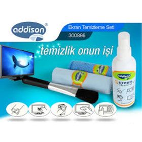 Losyon - Toz Bezi - Fırça Ekran Temizleme Seti