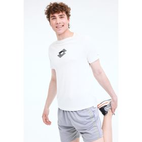 Lotto M-Beta Tee 5FX Bej Kısa Kollu Erkek T-shirt