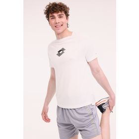 Lotto M-Beta Tee 5FX Bej Kısa Kollu Erkek T-shirt