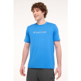 Lotto M-Mellow Tee 5FX Mavi Kısa Kollu Erkek T-shirt