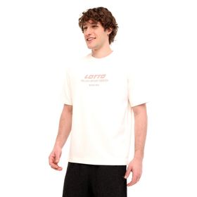Lotto M-Zahın Tee 5FX Bej Kısa Kollu Erkek T-shirt
