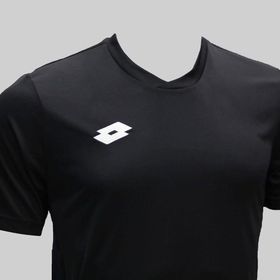 Lotto R4267 Yuvarlak Yaka Siyah T-Shirt