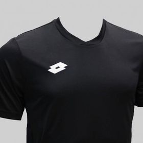 Lotto R4267 Yuvarlak Yaka Siyah T-Shirt