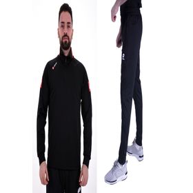 Lotto R8924 Siyah Kırmızı Erkek Eşofman Takım