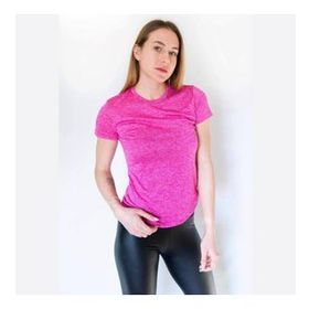 Lotto W1108 Fuşya Düz Kadın T-shirt