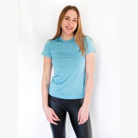 Lotto W1111 Kadın Su Yeşili Düz T-Shirt