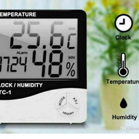 Lotus BZD-483 Clock Dijital Nem ve Sıcaklık Ölçer Saat