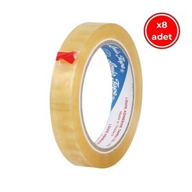 Louis Tape 12 mm 66 mt 8 Adet Şeffaf Teneke Kutulu Selefon Bant