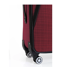 Louisiana Polo 1081 Bordo 4 Teker Kumaş Büyük Boy Valiz