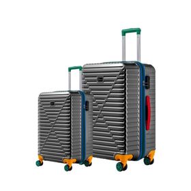 Louisiana Polo 1088 Polikarbon Antrasit 4x2 Teker Orta ve Kabin Boy 2'li Valiz Seti